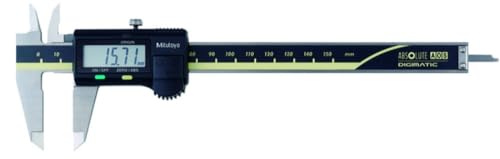 MITUTOYO Digital Messschieber ohne Datenausgang DIN 862, Tiefenmaß flach 0-150 mm, 1 Stück,500-181-30