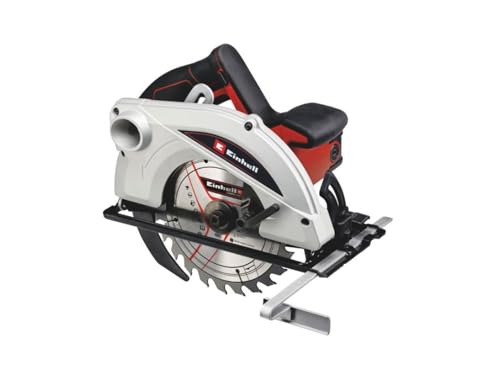Einhell Handkreissäge TC-CS 1410 (1410 W, Sägeblatt Ø190 x Ø30 mm, max. Schnitttiefe 67 mm, Spaltkeil, Spindelarretierung, werkzeuglose Einstellung von Schnitttiefe und Neigungswinkel)