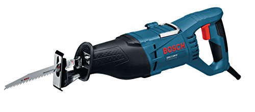 Bosch Professional Säbelsäge GSA 1100 E (1100 Watt, inkl. 1 x Säbelsägeblatt S 2345 X für Holz, 1x Säbelsägeblatt S 123 XF für Metall, im Koffer)