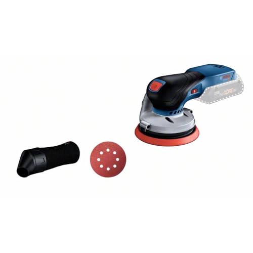 Bosch Professional 18V System Akku Exzenterschleifer GEX 18V-125 (inkl. Schleifteller (125mm), 1x Schleifpapier, Staubbeutel, ohne Akku/ Ladegerät)