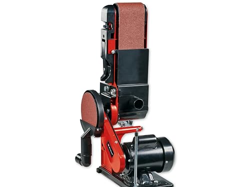 Einhell Stand-Band-Tellerschleifer TC-US 380 (380 W, Schleifbandgeschw. 292 m/min, Schleifteller Drehzahl 1.450 min-1, inkl. 1x Schleifband K80 und 1x Tellerschleifpapier K80)