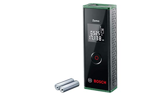 Bosch Laserentfernungsmesser Zamo im Premiumkarton (bis 20m einfach & präzise messen, 3. Gen. mit Aufsatz-Funktion)