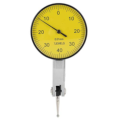 Messuhr, 0,01 mm Präzisionshebel Messuhr für Messungen während der Bearbeitung, des Aufbaus und der Inspektion