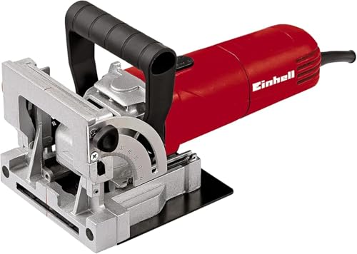 Einhell Flachdübelfräse TC-BJ 900 (860 W, 14 mm, Winkel- und Höheneinstellung, Staubfangsack)