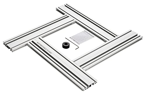 Ottertools - Frässchablone FS-MPS für rechteckige Ausschnitte mit der Oberfräse - verstellbar (500mm x 500mm)