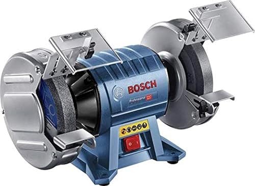 Bosch Professional Doppelschleifer GBG 60-20 (Leistung 600 Watt, Schleifscheiben-Ø 200 mm, Leerlaufdrehzahl 3.600 min-1, inkl. 2x Schleifscheibe Normalkörnung, im Karton)
