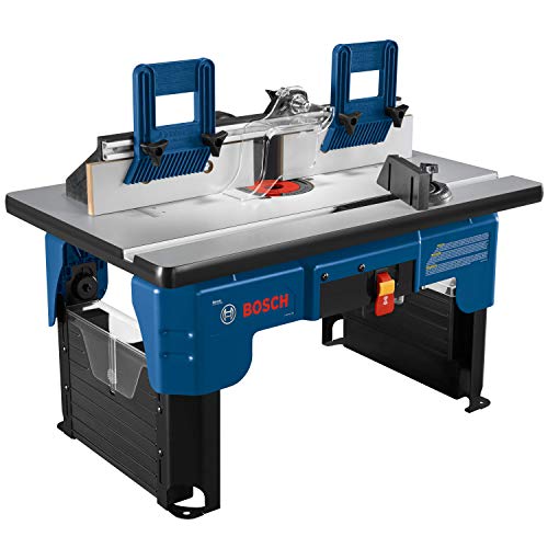 BOSCH RA1141 66.0 cm x 16-1/5.1 cm Laminated MDF Top Portable Jobsite Router Table with 2-1/5.1 cm Vacuum Hose Port