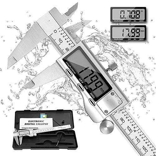 Messschieber Digitale Schieblehre 150mm 6Zoll Edelstahl Messlehre Messwerkzeuge 