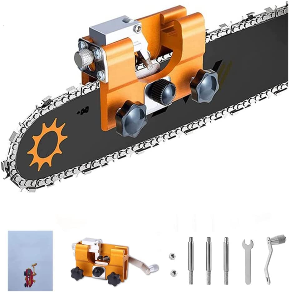 Zahnschärfer Sägekettenschärfgerät-Set Kettensägen Kit Kettenschärfgerät ist für alle Arten von Kettensägen Geeignet